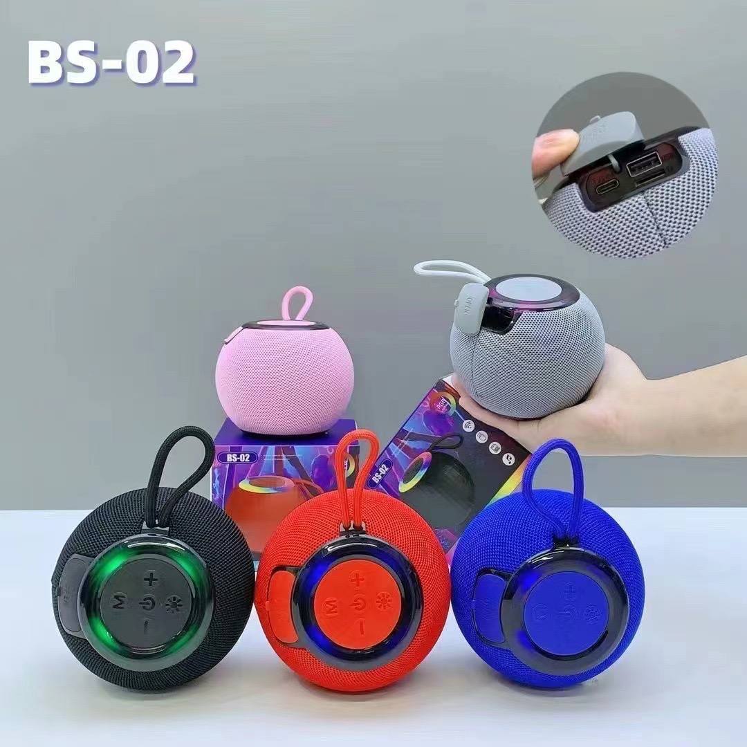 កូនបាស Speaker Blutooth LED BS02