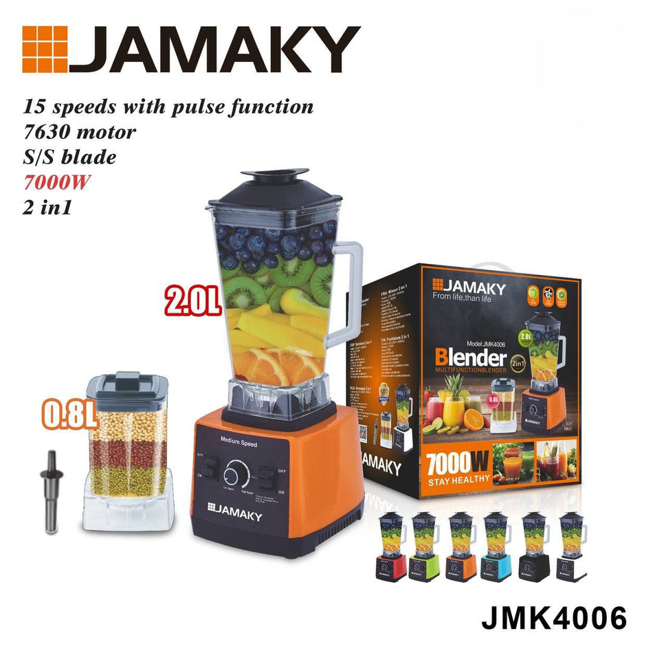 ម៉ាស៊ីនក្រឡុក JAMAKY Blender 700W 2.0L JMK4006