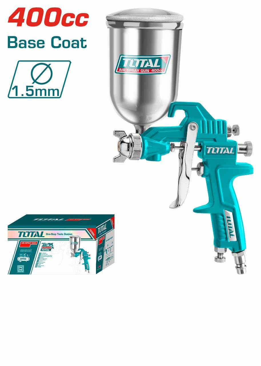 កំប៉ុងបាញ់ថ្នាំប្រើខ្យល់ Total Spray Gun 400cc TAT10402