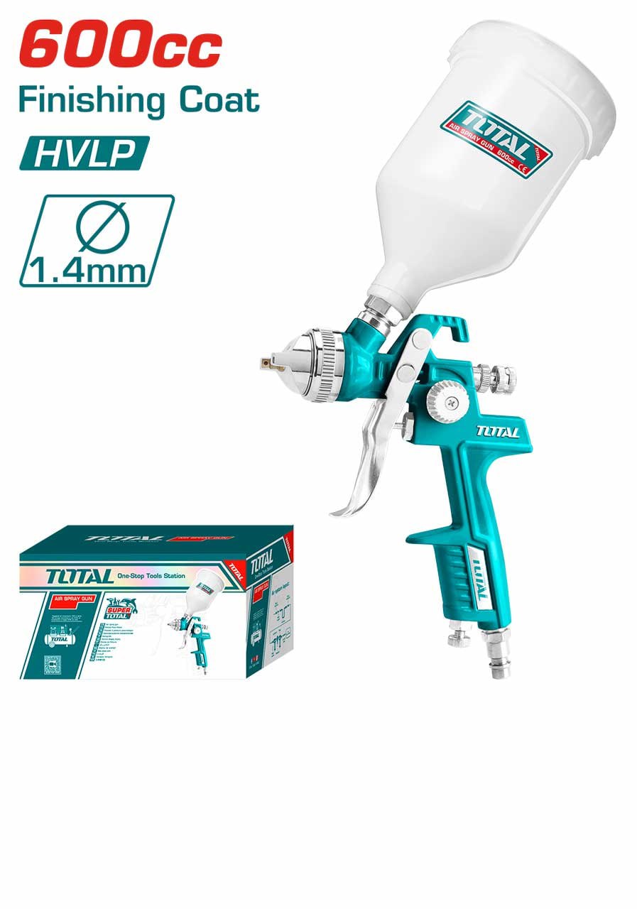 កំប៉ុងបាញ់ថ្នាំប្រើខ្យល់ Total Spray Gun 600cc TAT10601