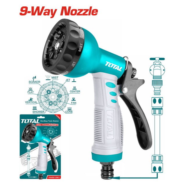 ក្បាលបាញ់ទឹក Total Plastic Trigger Nozzle THWS010901