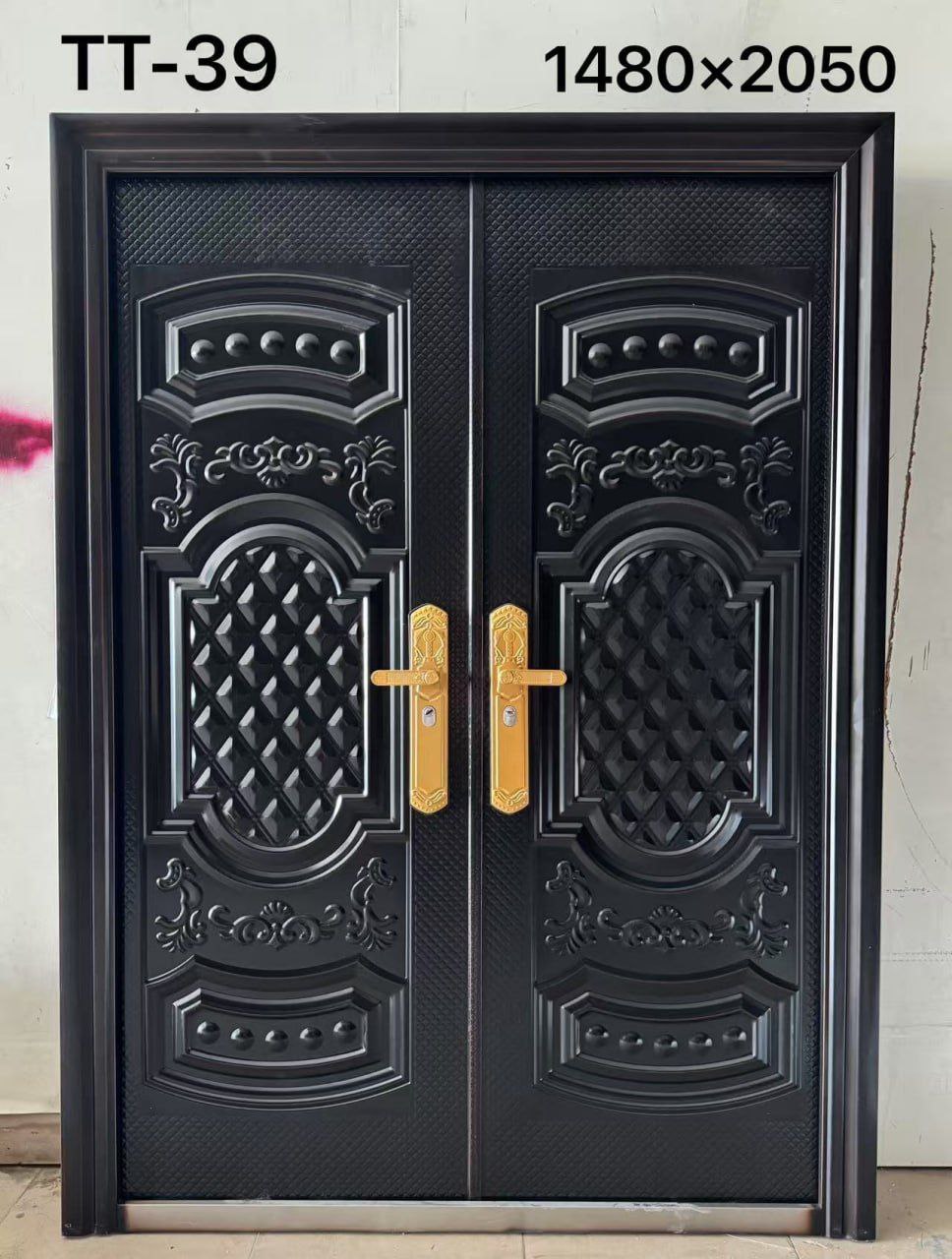 ទ្វាភ្លោះសុវតិ្តភាព ឥដ្ឋ10 1480x2050cm TT-39
