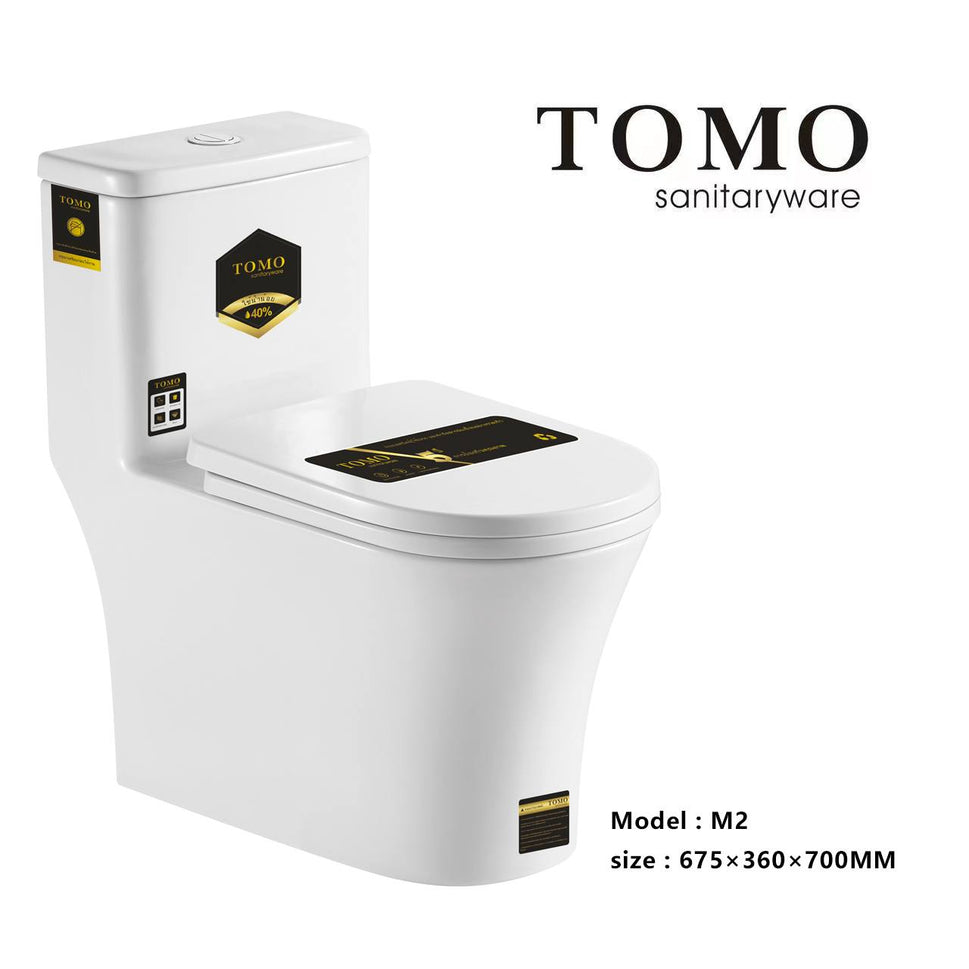 បង្គន់ចុចទឹក TOMO 67.5*36*70cm M2