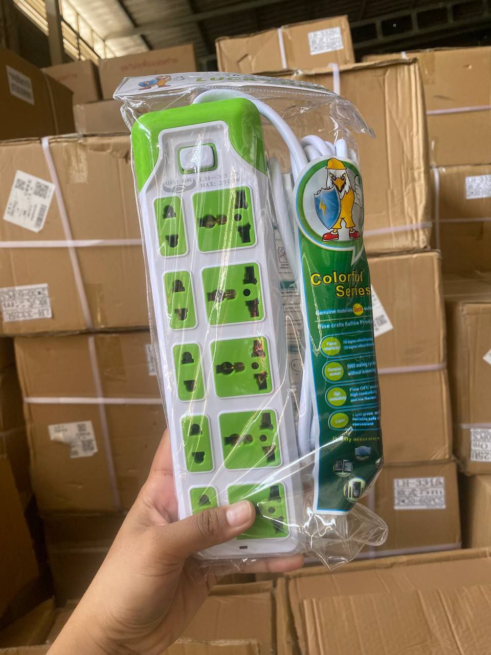 ព្រីភ្លើងរន្ធ5 10m Extension Cords LH3315/10