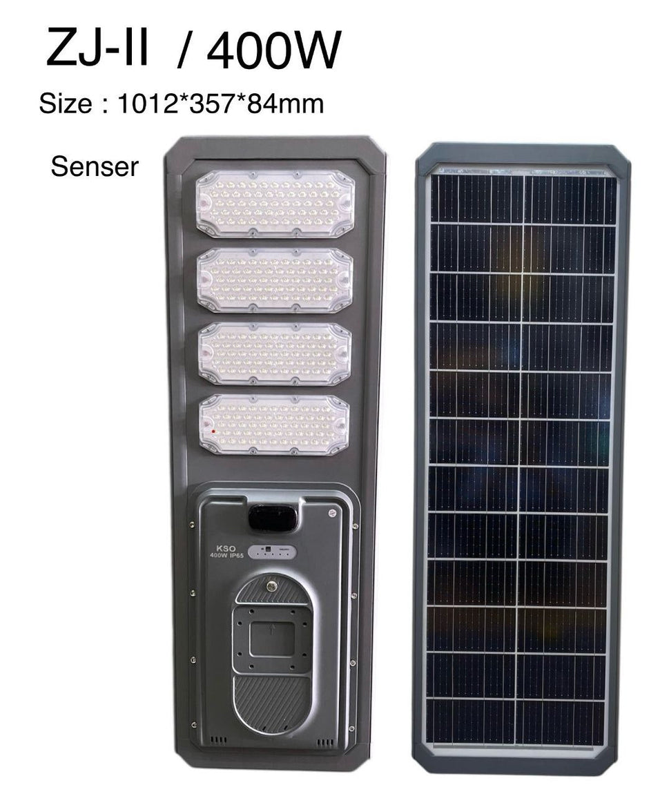 អំពូលសូឡាបំភ្លឺផ្លូវ KSO Solar Street Light 400W ZJ-II