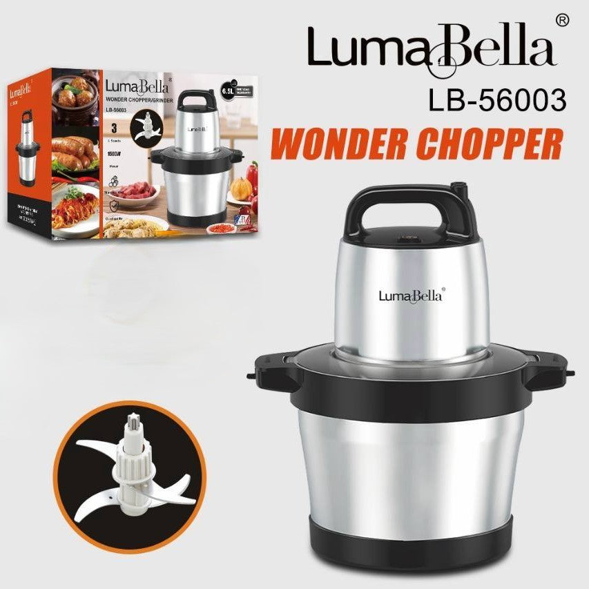 ម៉ាស៊ីនកិនសាច់ Luma Bella Food Choppper 1500W 6.5L LB-56003