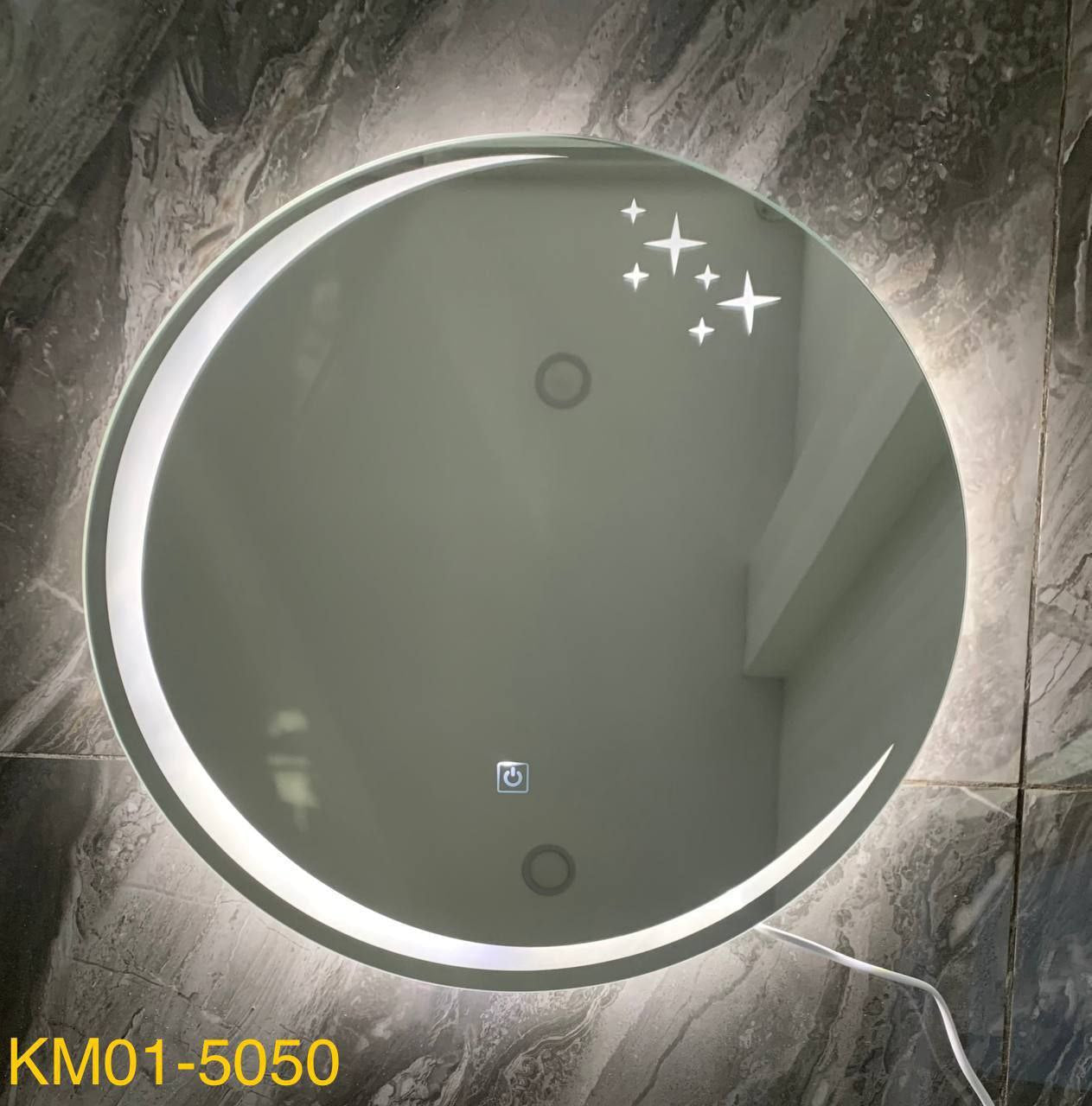 កញ្ចក់ឆ្លុះមុខមានភ្លើង KM01-5050