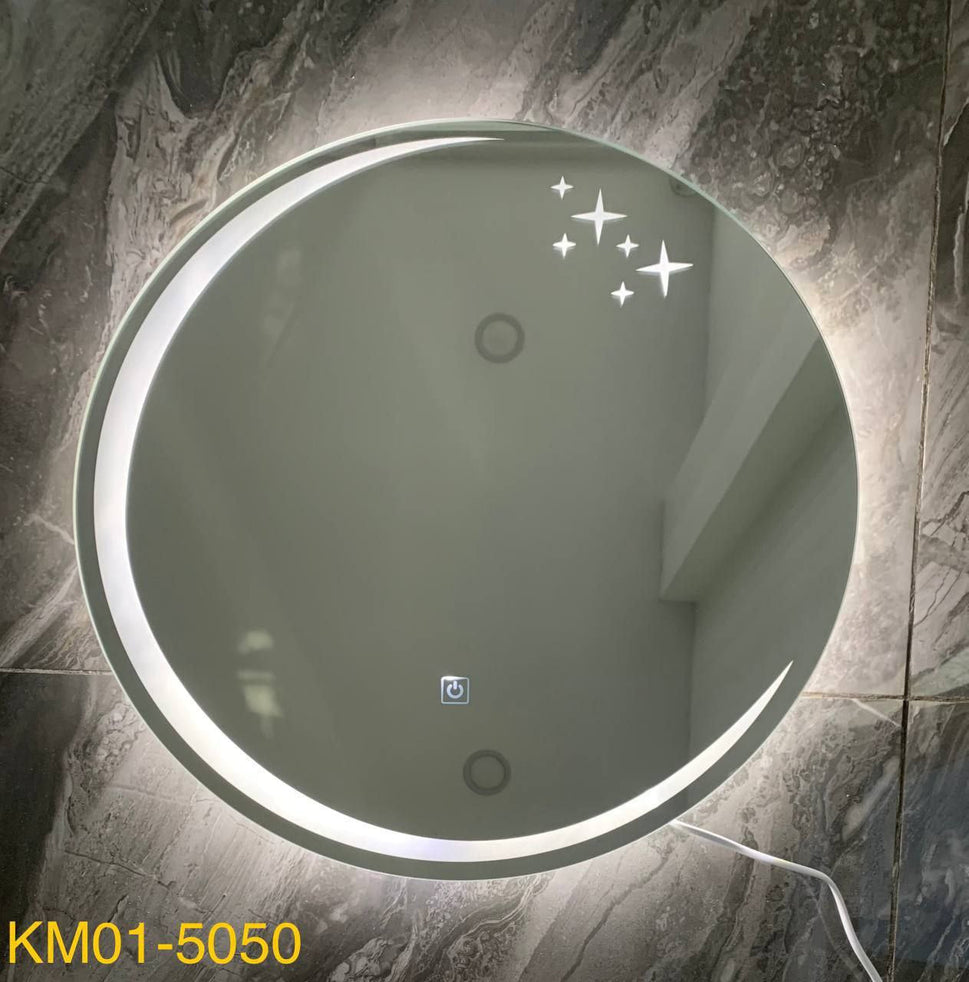 កញ្ចក់ឆ្លុះមុខមានភ្លើង KM01-5050