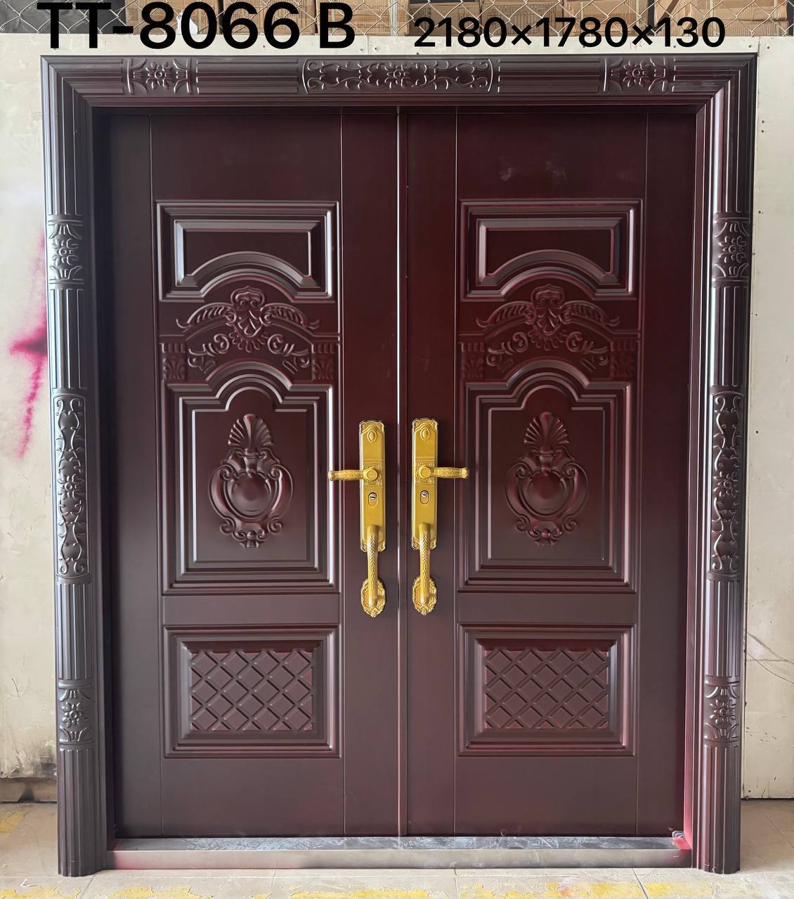 ទ្វាភ្លោះសុវតិ្តភាព ឥដ្ឋ13 1780x2180cm TT-8066B