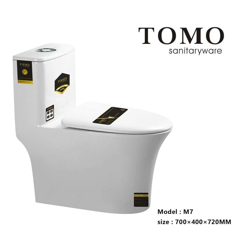 បង្គន់ចុចទឹក TOMO 70*40*72cm M7