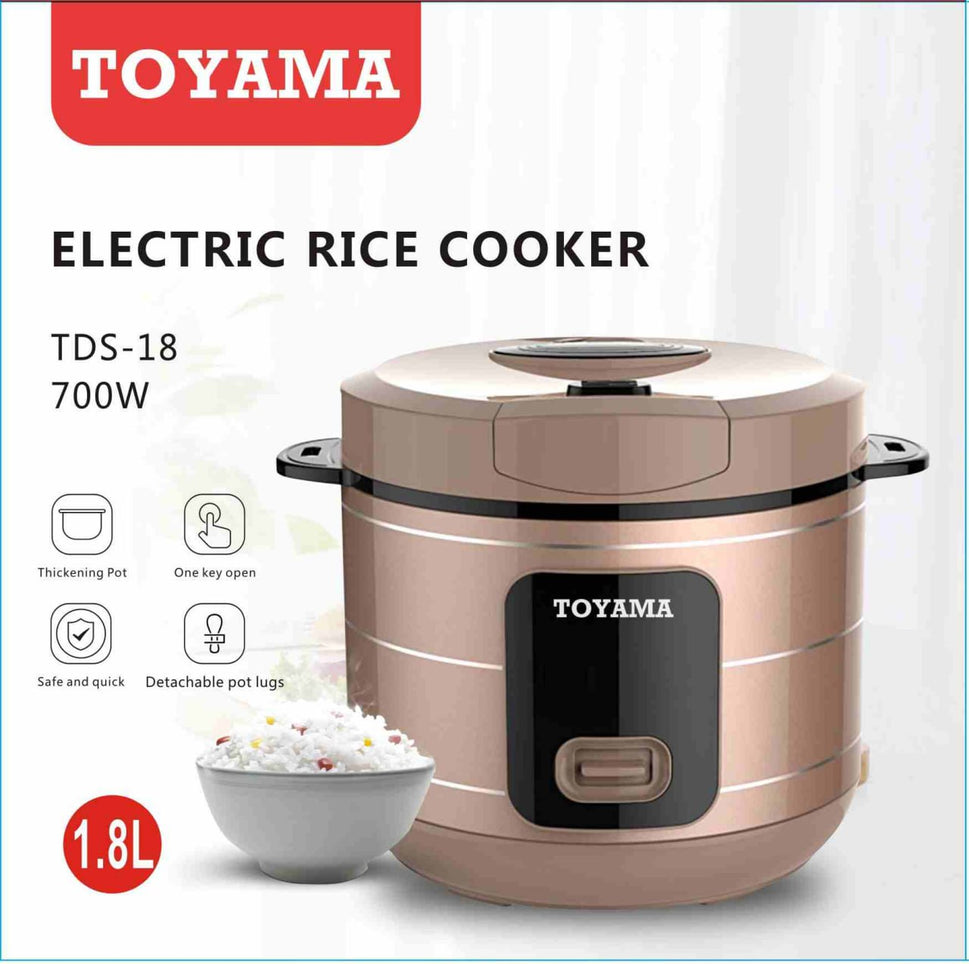 ឆ្នាំងដាំបាយ TOYAMA Rice Cooker TDS-18