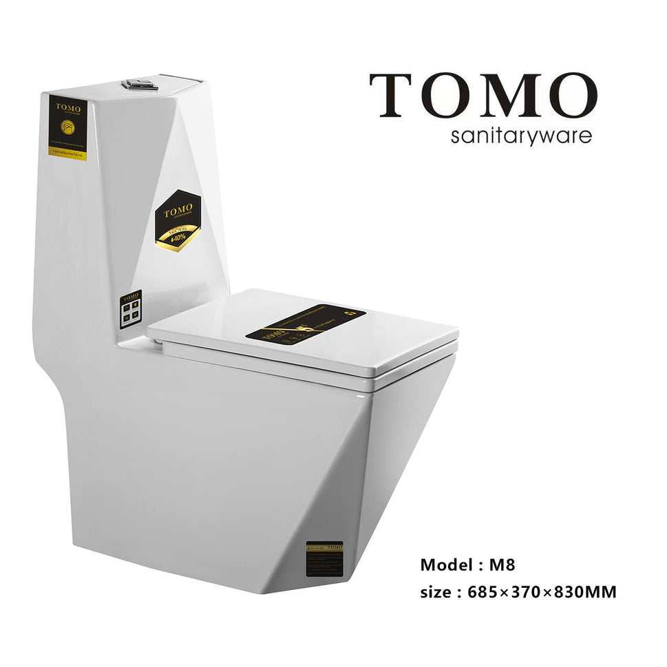 បង្គន់ចុចទឹក TOMO 68.5*37*83cm M8