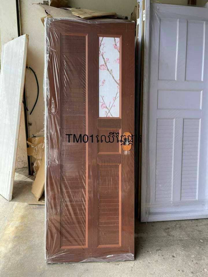 ទ្វាបន្ទប់ទឹក PVC Door 66*180cm TM01