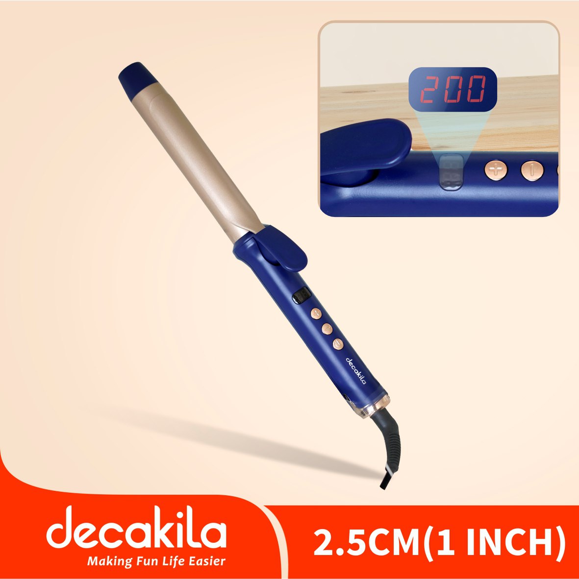 ម៉ាស៊ីនមូរសក់់ 40W Decakila KEHS038L