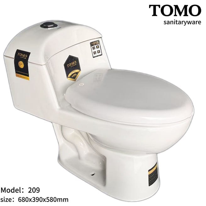 បង្គន់ចុចទឹក TOMO 68*39*58cm 209