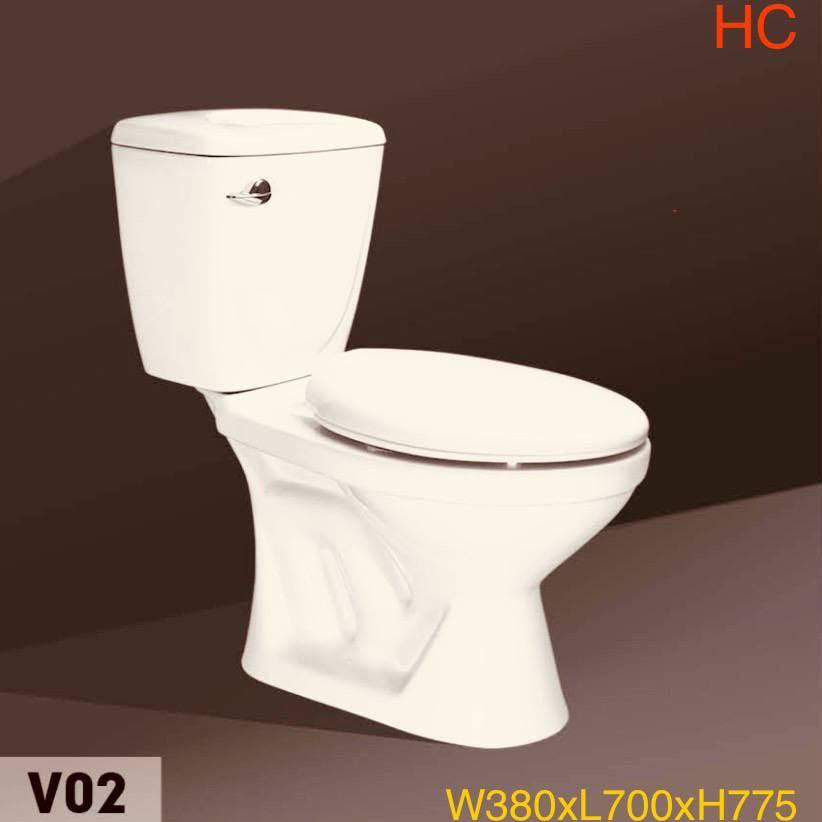 បង្គន់កាច់ទឹក HC Toilet V02