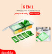 ឈុតប្រដាប់ឈូសបន្លែ 6in1 Decakila KMTT083W