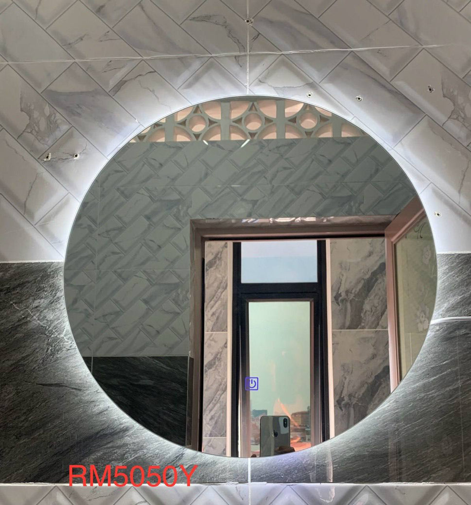 កញ្ចក់ឆ្លុះមុខមានភ្លើង RM5050Y