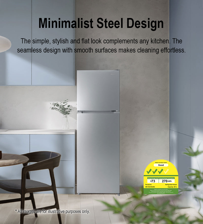 ទូទឺកកក Panasonic Refrigerator 251L NR-TC261BUSS