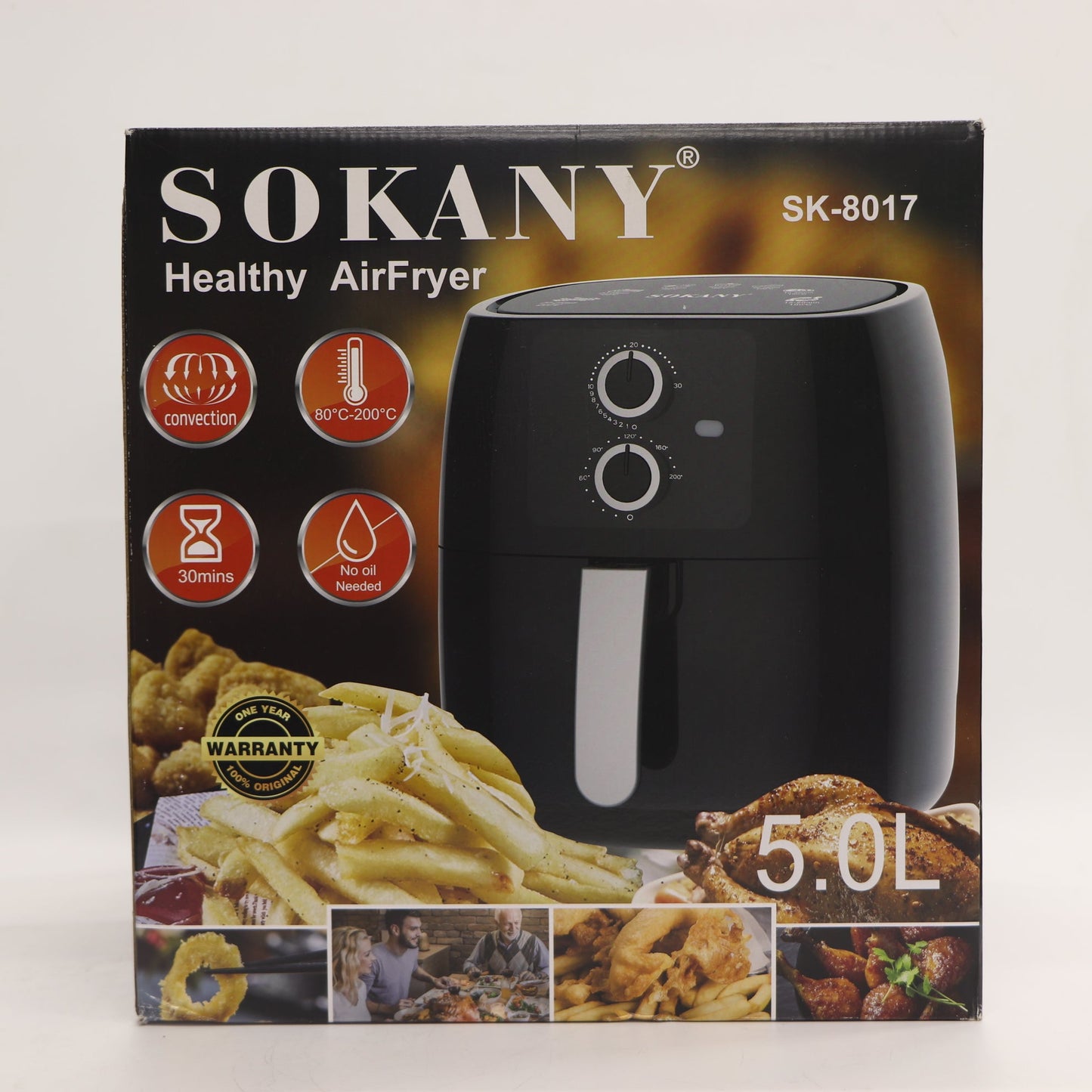 ម៉ាស៊ីនបំពង់ស្ងួត SOKANY- SK-8017 (5.0L)