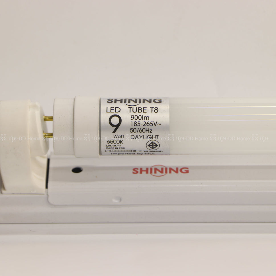 អំពូលម៉ែត្រឈុត6តឹក SHINING LED Tube T8 9W ពណ៌ស