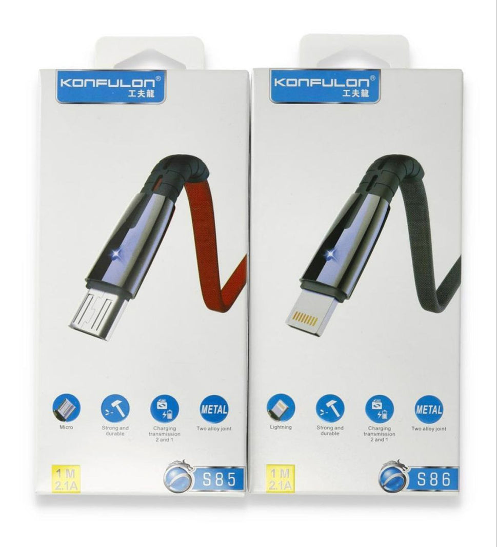 ខ្សែសាកទូរសព្ទ័ Konfulon Charger Cable S85