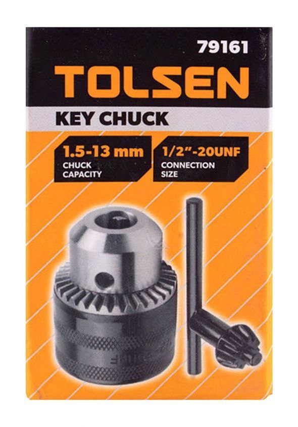 ក្បាលតផ្លែស្វាន TOLSEN Drill Key Chuck 1.5-13mm 79161